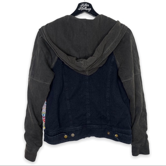 Free People Aztec Print Boho Full Zip Hoodie - Picture 3 of 3